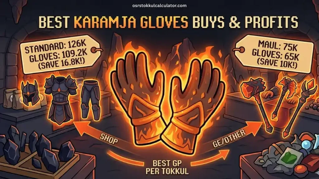 Karamja Gloves tokkul discount osrs